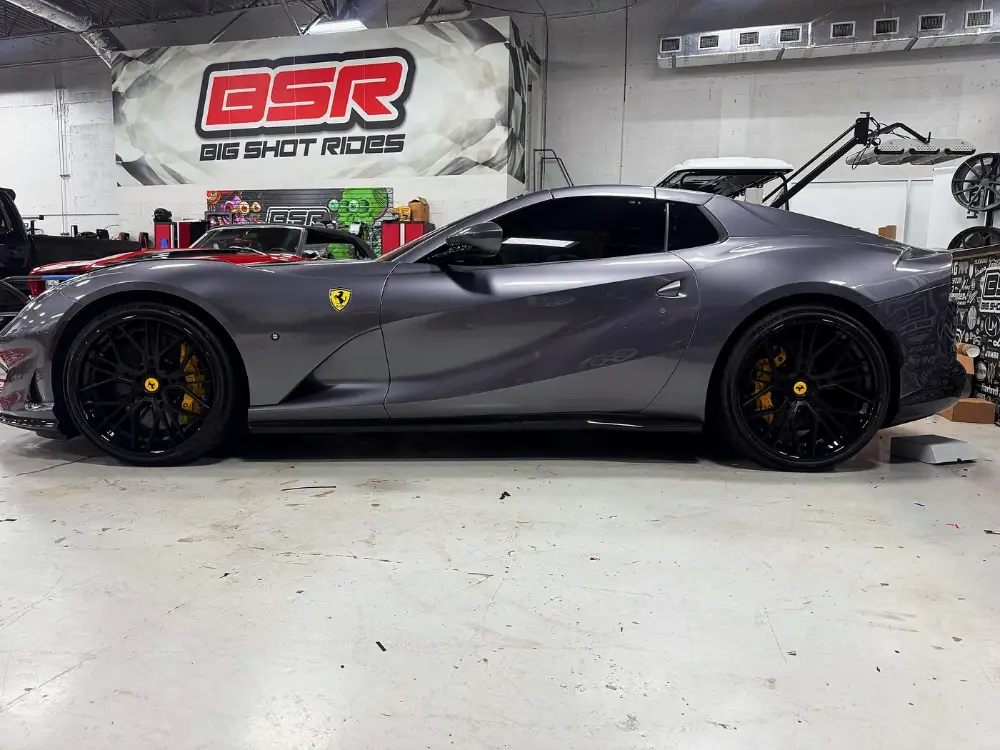 Clean aftermarket install work at Big Shot Rides
