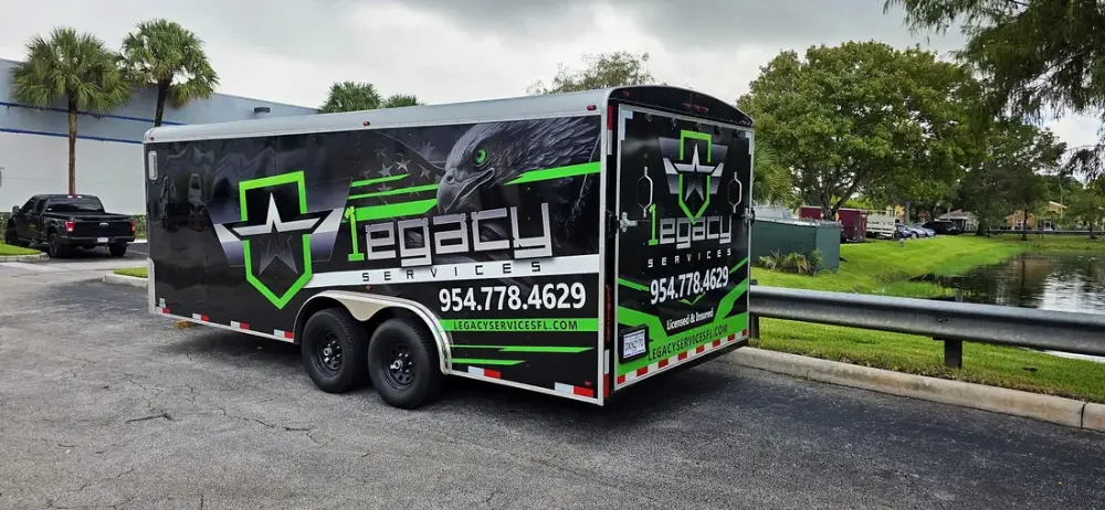 Custom wrap graphics design, Broward County