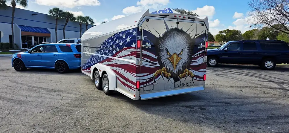 Designed and installed custom wrap at Big Shot Rides, Coconut Creek FL