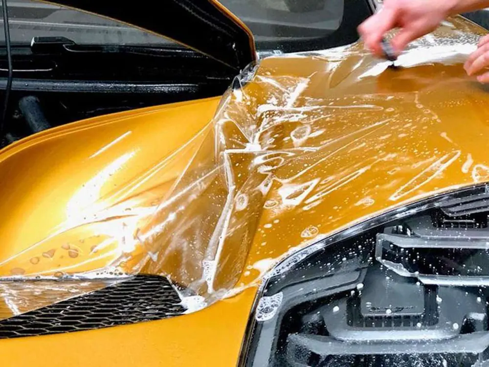 SunTek Ultra paint protection film wet installation