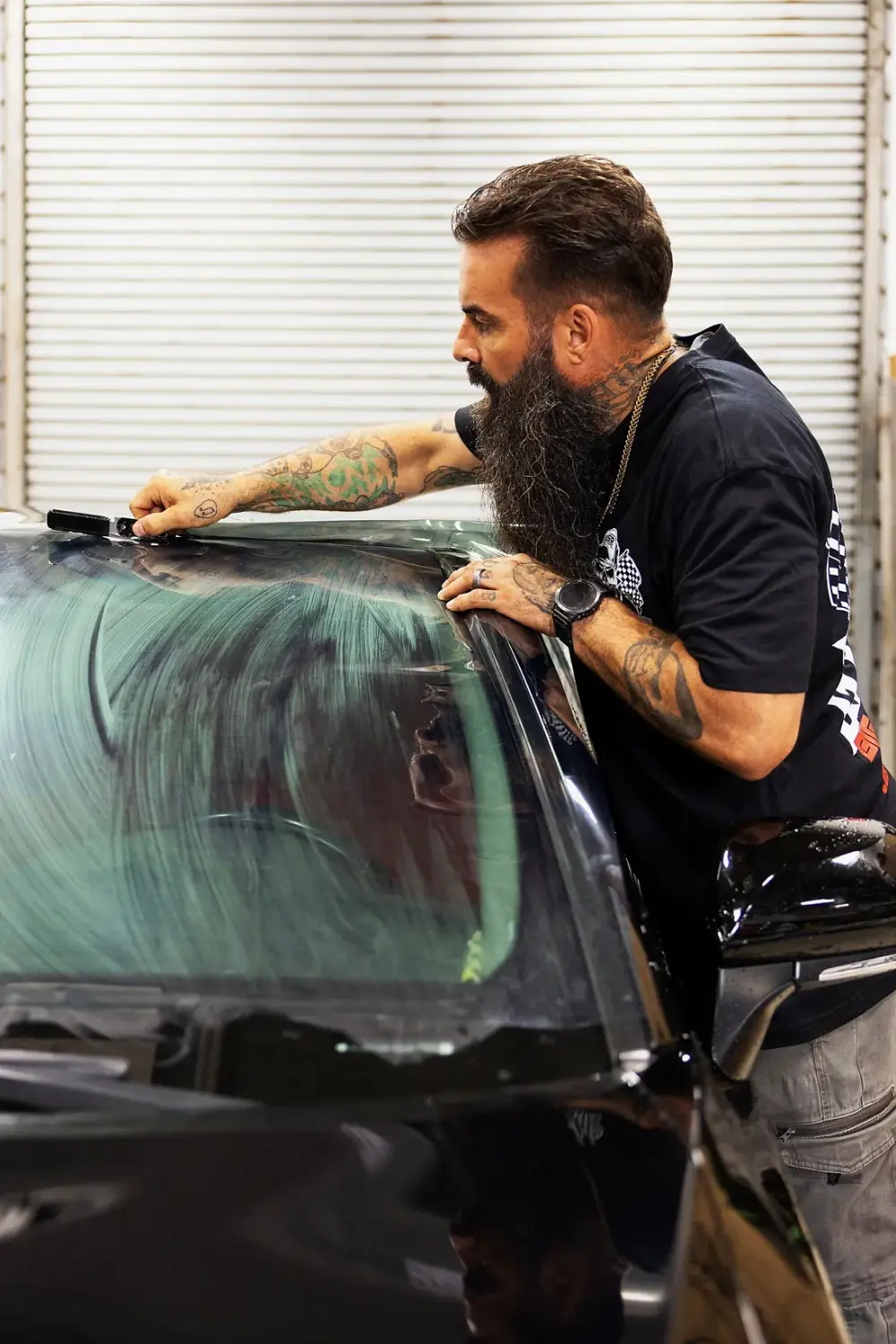 SunTek window tint installation at Big Shot Rides