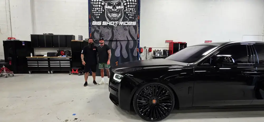All-terrain tires on a lifted truck build, Broward County