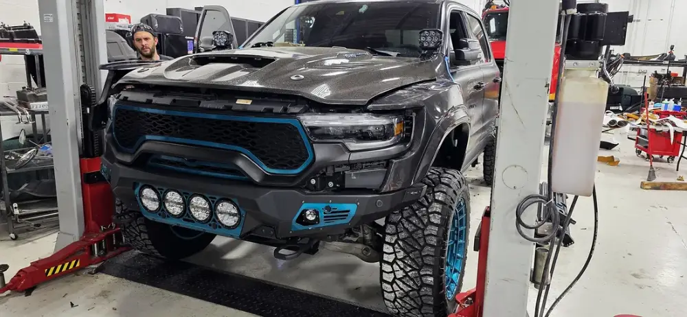 Truck accessories installed at Big Shot Rides, Broward County