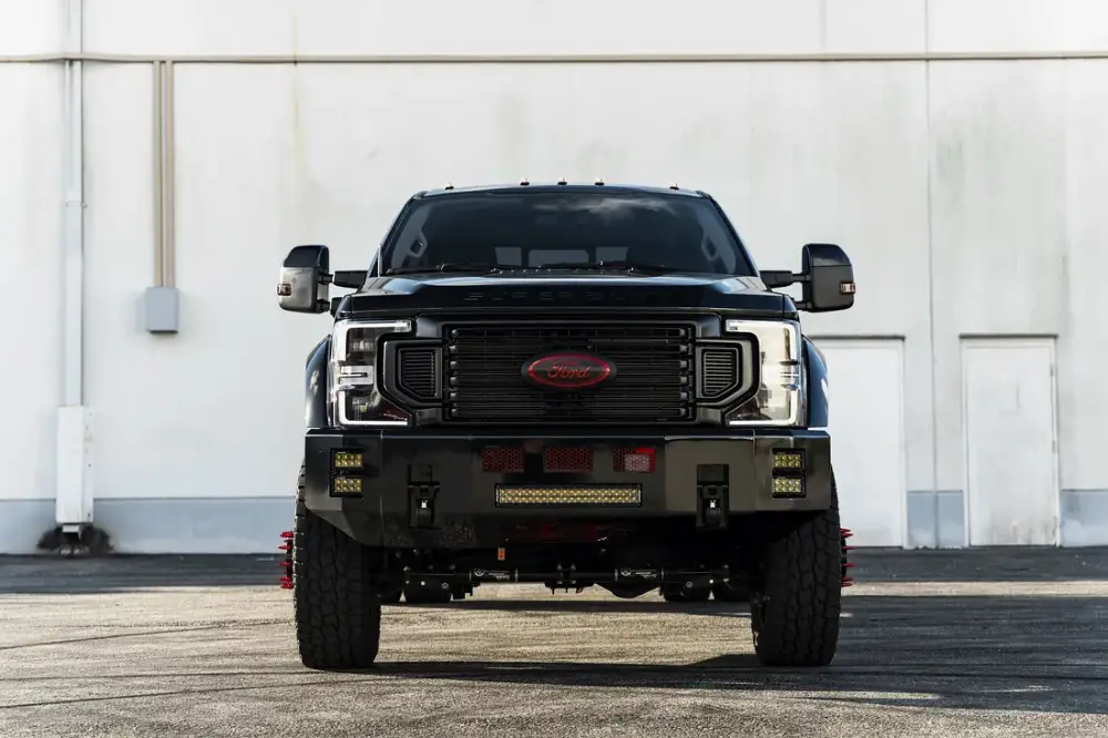 Accessorized truck build at Big Shot Rides