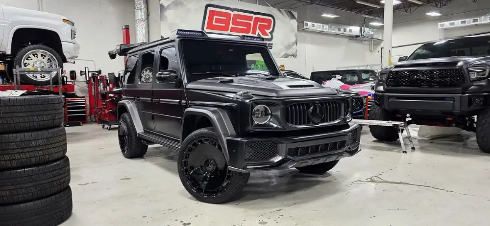Forged wheels on custom build at Big Shot Rides, Coconut Creek FL