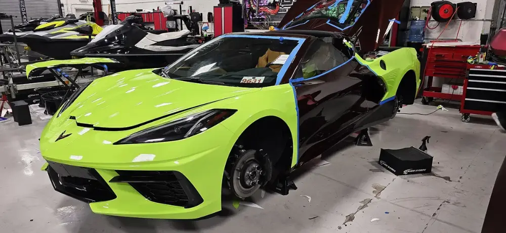 Custom wrapped vehicle by Big Shot Rides, Broward County