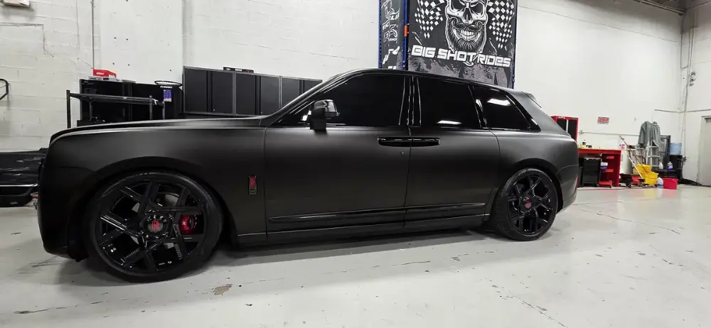 Color change wrap finished build at Big Shot Rides